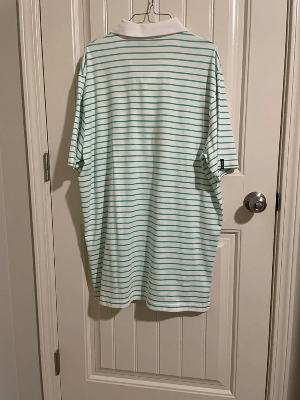 Ralph Lauren Mint Green & White Striped Polo - Picture 6 of 6